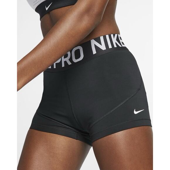 Nike XS Pro Dri-FIT 3" Shorts Black Stretch Tight Fitted Training Compression - Picture 1 of 11